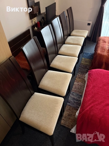 Трапезни столове масив