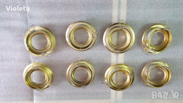 Лунички за вграждане Канлукс. Цената е за комплект от 8бр., снимка 2 - Лед осветление - 52453871