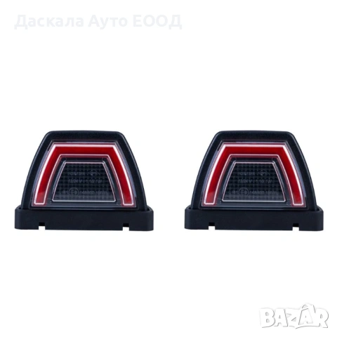 1бр. ЛЕД LED габарит НЕОН за покрив 12-24V, 3 цвята , ПОЛША, снимка 5 - Аксесоари и консумативи - 53721577