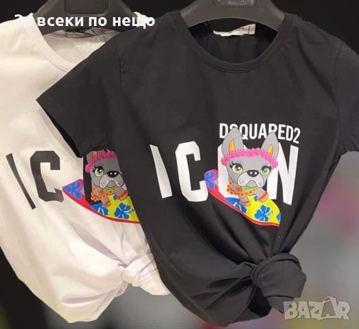 Дамска тениска DSQUARED2👚Дамска блуза с къс ръкав Дискуаред2 Код LFS16, снимка 3 - Тениски - 46775368