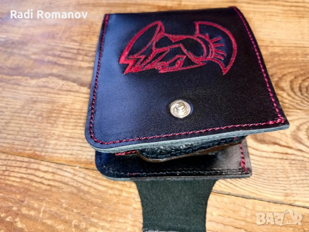 Ръчно изработен мъжки кожен портфейл , снимка 4 - Портфейли, портмонета - 54009671