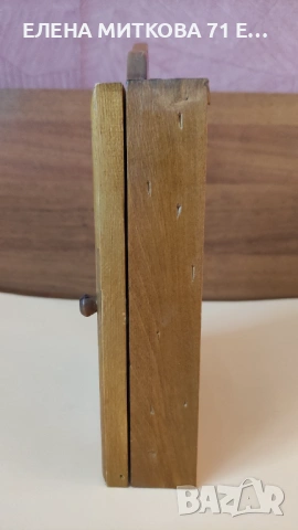 Ретро дървена "къща"за ключове и рамка за снимка 2 в 1, снимка 5 - Декорация за дома - 53978613