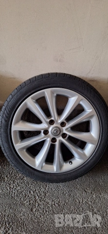 4 броя 18" ляти джанти 5х115 за OPEL с летни гуми, 400 €, снимка 3 - Гуми и джанти - 53396919