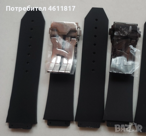 Каишки за часовник HUBLOT 26-19мм, снимка 12 - Каишки за часовници - 51988388