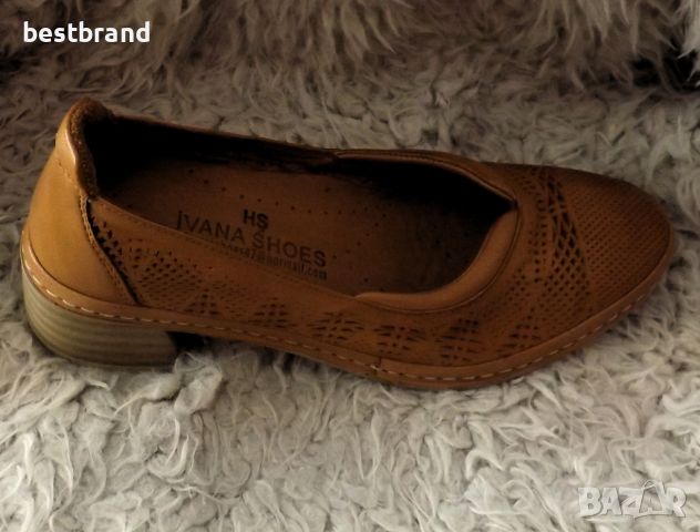 Дамски обувки от естествена кожа на нисък ,ежедневен ток ,код 438/98, снимка 13 - Дамски ежедневни обувки - 46386015
