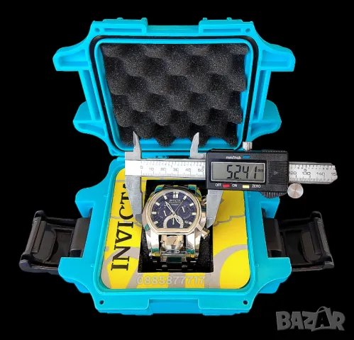 часовник INVICTA Bolt Zeus Silver 52 mm, НОВ , снимка 7 - Мъжки - 46881837