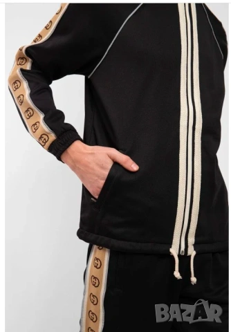 Gucci памучен комплект с лого на райета /спортен комплект / анцунг / суитчър /джърси размер S-М, снимка 8 - Спортни дрехи, екипи - 53851969