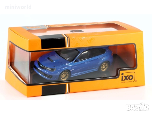 Subaru Impreza WRX STI Custom Version 2009 - мащаб 1:43 на IXO Models нов в PVC дисплей-кейс, снимка 3 - Колекции - 52301453