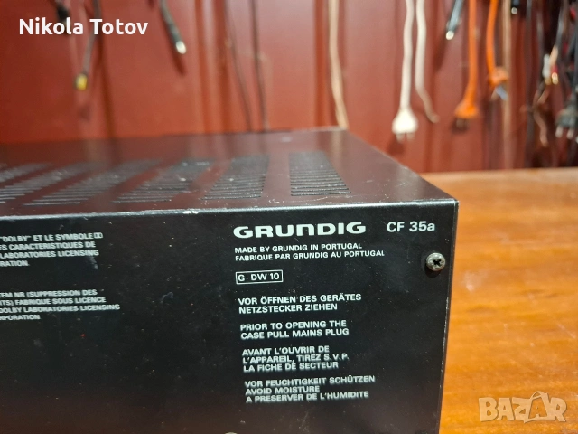 Продава се касетен дек Grundig CF35. , снимка 6 - Декове - 53541949