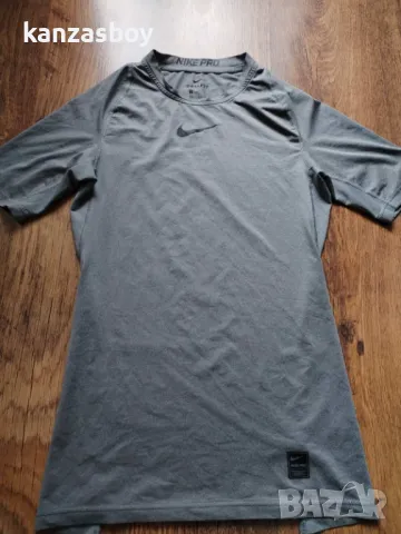 Nike Pro Dri-FIT Men's Tight Fit - страхотна фитнес тениска  КАТО НОВА , снимка 3 - Тениски - 50424377