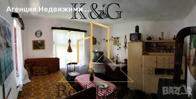 Едноетажна тухлена на гредоред къща в с. Благоево , снимка 2 - Къщи - 45764167