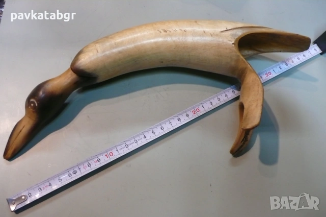 Патица от рог, снимка 2 - Антикварни и старинни предмети - 53110395
