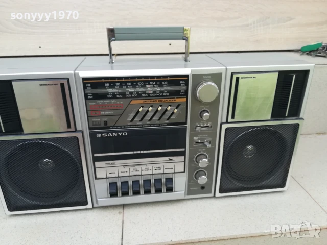 SANYO М9835K-MADE IN JAPAN 0206252031LCHERY, снимка 10 - Радиокасетофони, транзистори - 50525557