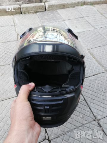 Мото каска Arai rebel trophy Red, XL, 62см, Made in Japan, Pinlock , снимка 14 - Други спортове - 45713565