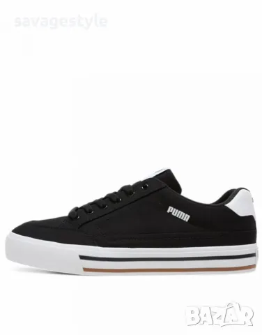 Мъжки кецове PUMA Court Classic Vulc Shoes Black, снимка 1 - Кецове - 49511941