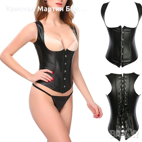 Корсет + Прашка v /образно деколте хл. 2хл , снимка 4 - Корсети, бюстиета, топове - 53823522