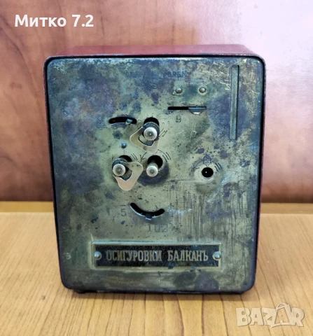 стар часовник с касичка, снимка 5 - Антикварни и старинни предмети - 50804722