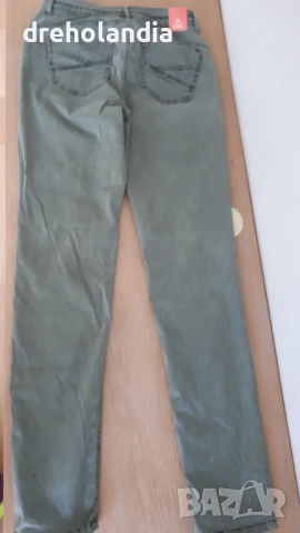 Зелени дънки / панталон -  CECIL – 29/34, снимка 2 - Панталони - 51725356