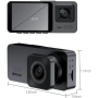 Видеорегистратор Тройна камера за кола , снимка 2