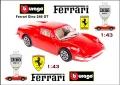 Bburago Ferrari Dino 246 GT - Мащаб 1:43 , снимка 1