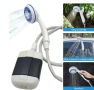 Преносим душ за къмпинг, компактен, USB зареждане, батерия 2200 mAh, снимка 11
