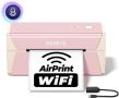 Нов Wi-Fi MUNBYN Термален Принтер 300dpi, AirPrint, Съвместимост с iOS