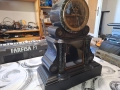 Френски каминен мраморен часовник, снимка 3