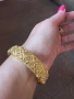 Позлатена дубайска  гривна , снимка 9