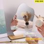 Настолно акрилно огледало с дървена стойка и форма на облак - КОД 3848