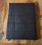 папка за документи с цип луксозна кожена черна Марксман Marksman А4, снимка 1