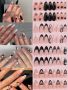 👑 💗Комплект Разкошни Press-on Изкуствени Нокти 96 броя 💋 КОД : nail1139💗 👑 💋 ➡️ 😱Уникалниииии, снимка 1