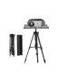 Преносима стойка за видео проектор, мултифункционална, сгъваема, черна, снимка 1 - Стойки, 3D очила, аксесоари - 45434606