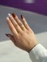 Нежен дамски пръстен от медицинска стомана тип халка, снимка 1 - Пръстени - 45847274