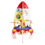 Детска дървена играчка ракета (004), снимка 1 - Образователни игри - 45316286