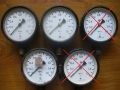 Промишлени манометри Ф100мм с различни обхвати , снимка 5