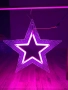 Акрилна петолъчна звезда 50 см.,5W, снимка 4