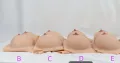 Силиконови изкуствени гърди, бюст, цици (Чашка D), снимка 9