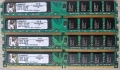 Kingston 4x2 DDR2 800 ELPIDA ICs LP Low Profile, снимка 1