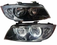 Фарове LED Angel eyes BMW E90, снимка 1