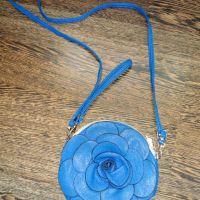 Дамско портмоне роза, синьо, размер 16см., снимка 2 - Чанти - 45493421