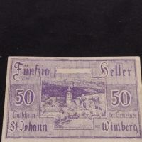 Банкнота НОТГЕЛД 50 хелер 1920г. Австрия перфектно състояние за КОЛЕКЦИОНЕРИ 44981, снимка 4 - Нумизматика и бонистика - 45544676