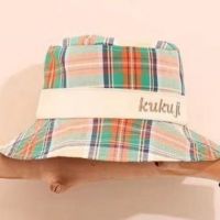 Оцвети лятото с чаровната детска карирана шапка 'Kuku Ji, снимка 2 - Шапки - 45192092
