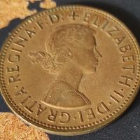 Монети Великобритания 1 пени, 1961 - 1967 година, снимка 6 - Нумизматика и бонистика - 43896293