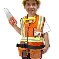 Детски костюм на строителен работник с каска, снимка 2 - Детски комплекти - 44953984