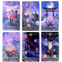 Таро карти 7х12см: Seasonal Fox Tarot & Wild Child Tarot & Nishikigoi Tarot, снимка 16 - Карти за игра - 45399685