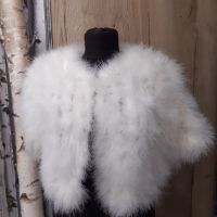 Палтенце от щраусови пера , снимка 1 - Палта, манта - 45901609