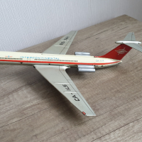 Стара соц. ламаринена играчка съветски самолет ИЛ - 62, снимка 5 - Колекции - 44972131