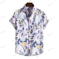 Мъжка флорална риза Ditsy, 12цвята , снимка 3 - Ризи - 45493504