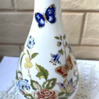 Красива ваза от фин костен порцелан от Англия 3, снимка 2 - Антикварни и старинни предмети - 45674493