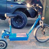 Електрическа триколка. Накланяща се (Tilting Trike), снимка 1 - Скейтборд, ховърборд, уейвборд - 46088302